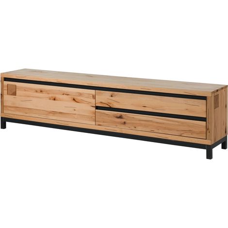 TV-Board Kernbuche 220x40x56 natur geölt VILLANDERS 154