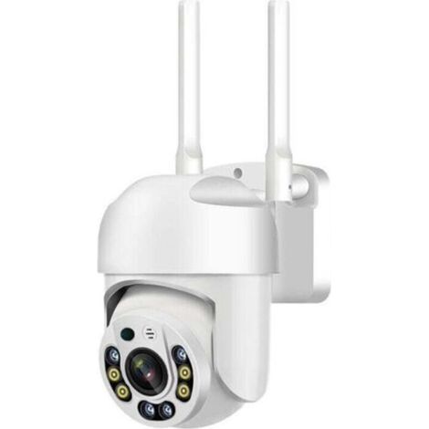 Caméra de surveillance interieur / exterieur Caméras de sécurité sans fil QX65 pour l'extérieur, caméras extérieures Wi-Fi 5G 5 GHz pour la sécurité de la maison, caméras de sécurité 355° avec alarme