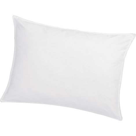 Oreiller mémoire de forme mémofill 50 x 70 cm - Percale de coton - 91 fils/cm² - 750 gr - Blanc - AUXENCE (1/4)