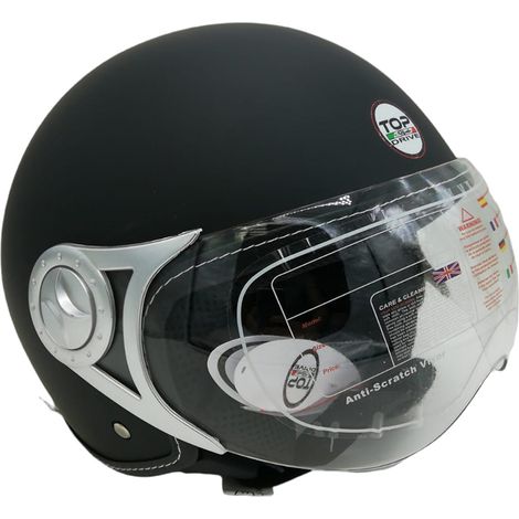'CASCO PER MOTO ''SIRIO MATT'' nero - tg. L' nero - tg. L
