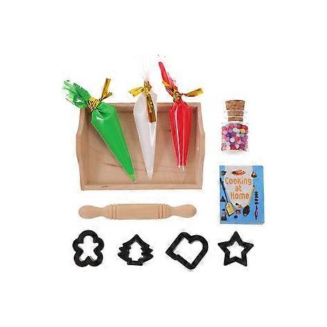 ensemble de modèles d'outils de pâtisserie pour la décoration de mini-maisons de poupées. (1/2)