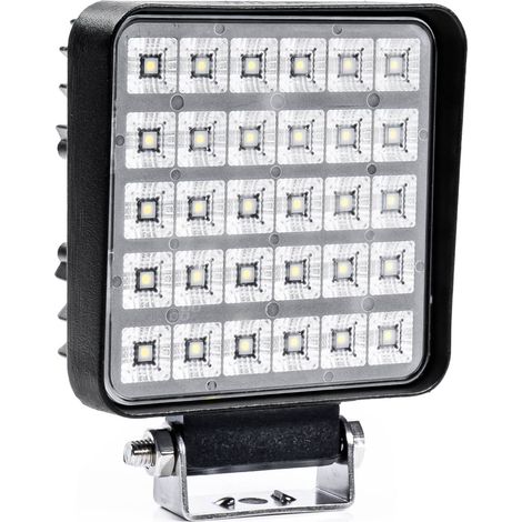LED-Arbeitsscheinwerfer AWL34 30 LEDs mit Schalter 90W 12V 24V amio-03245 (1/4)