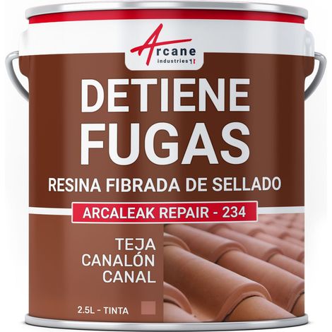 Membrana de cemento fibrada, Membrana líquida fibrada para reparación e impermeabilización de tejas, canalones, bajantes - ARCAL (1/2)