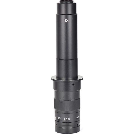 10x-120x, 180x, 300x Zoomobjektiv mit C-Mount, 0,7x bis 4,5x Vergrößerung, 25 mm Schnittstellendurchmesser für CCD-Sensoren