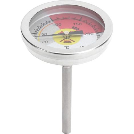 Termometro da forno 0-250 °C, termometro per barbecue, indicatore di temperatura in acciaio inossidabile, termometro a lettura istantanea per cottura e barbecue. (1/5)