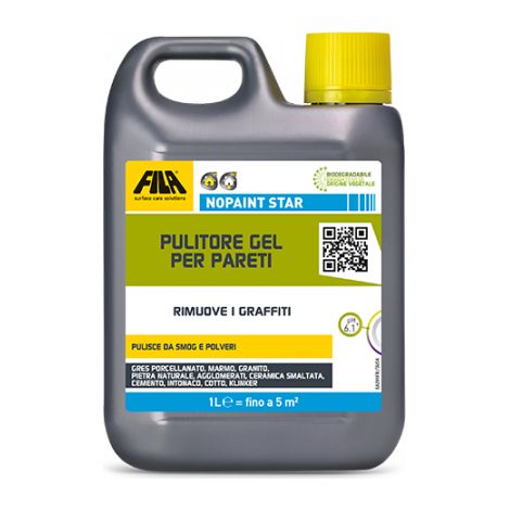 Nopaint star pulitore gel per pareti lt. 1