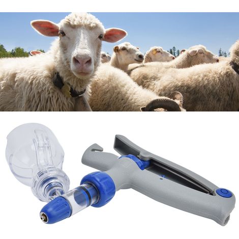 Seringue continue réglable de 5 ml pour le bétail, les bovins, les poulets, les moutons et les porcs. (1/5)