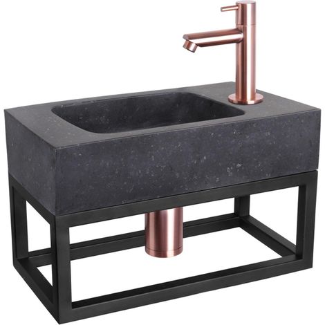 Differnz Lave-mains Anthracite H9xl40xL22cm (1/5)