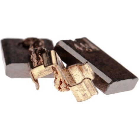 2x balai de charbon pour moteur électrique 3 x 10 x 13,4mm compatible avec Makita DDF458, DFR550, DFS451, DHP446, DHP448, DHP451 outil électrique