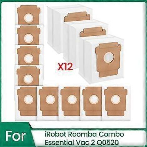 Sacs à poussière pour aspirateur robot iRobot Roomba Essential Vac 2 Q0520, pièces de rechange, non tissés G