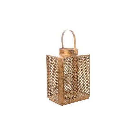 ARPIMEX Laterna Metallo 25 x 18 x 33,5 Cm Gold