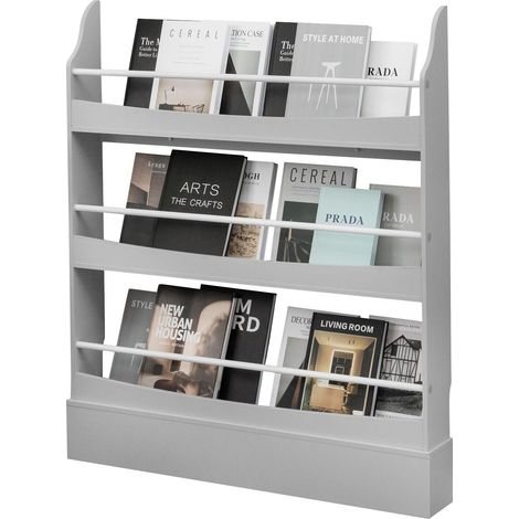 3 Tier Kids Baby Bookshelf Magazine Rack Book Storage Display Organizer Holder