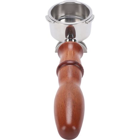 51-mm-Siebträger kompatibel mit Breville – Edelstahl-Siebträger mit Holzgriff für optimale Extraktion (1/5)