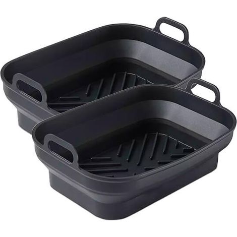 Tower Airfryer Pack of 2 Rectangular Foldable Trays (1/5)