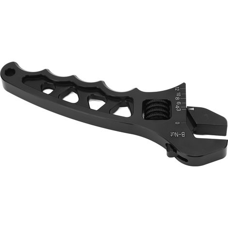 Clé de montage pour raccords AN3 à AN12, en alliage d'aluminium anodisé haute résistance, réglable. (1/5)