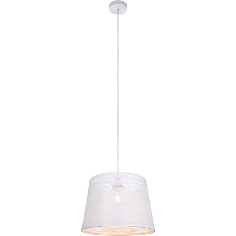 Globo - lámpara colgante - Becca - blanco - metal - Ø 35cm - E27 (1/4)