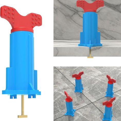 Livellatore per piastrelle, kit di livellamento per piastrelle riutilizzabile da 40 pezzi, cuneo autolivellante per piastrelle