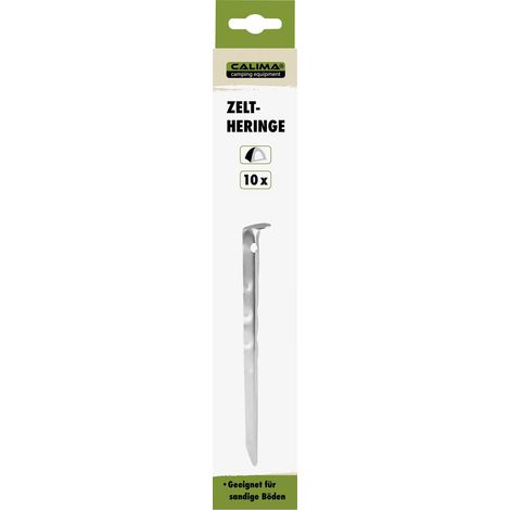 Calima 46019 Piquet de tente 225 mm x 15 mm x 15 mm 10 pc(s) Y265993 (1/3)