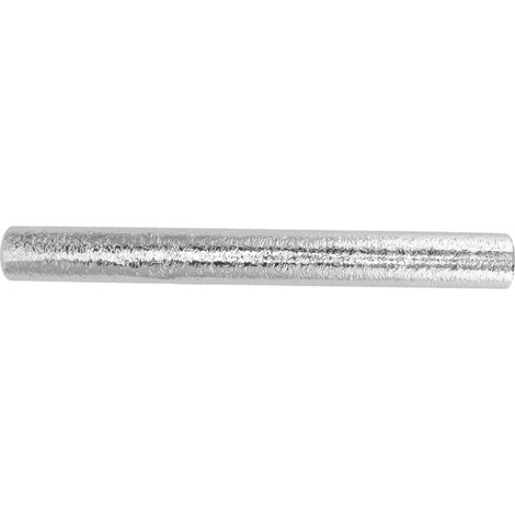 Film adhésif aluminium autocollant étanche anti-huile pour cuisine, tiroir, placard, plan de travail, argenté 30 cm x 2 m (11,8 x 78,7 po) (1/5)