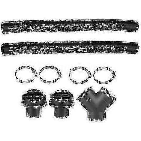 Kit de conduit de sortie d'air chaud en Y pour chauffage diesel Webasto 75 mm - D (1/5)