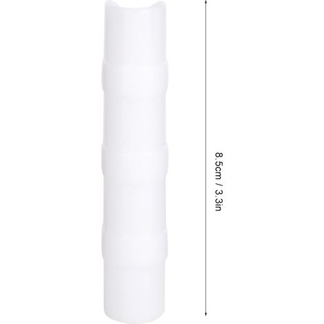 Gewächshaus-Clip-Set für Röhren, Gartenwerkzeug-Set [Gewächshaus-Folienclips] ABS+PC Weiß 50 Stück 8,5 cm (1/5)