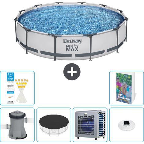 Bestway Piscina Bestway Steel Pro MAX Redonda - 366x76 cm - 7-piezas S175 (1/5)