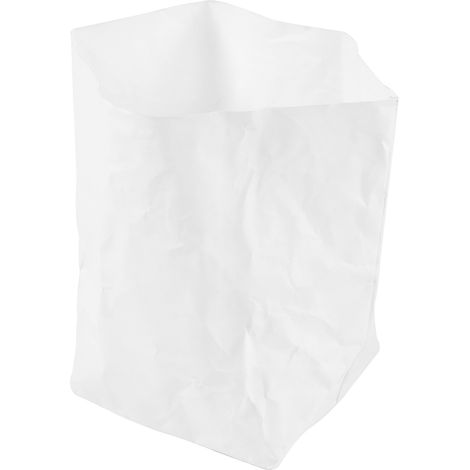 Sac Kraft pour Jardinage 25x25x38cm, Organisateur de Plantes et Accessoires, Poche de Rangement Blanc