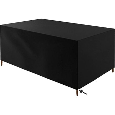 Housse de Protection pour Table Chaise Meubles - Robuste, Tissu Oxford 210D, Imperméable, Coupe-Vent, Anti-UV, Extérieur (170 x 94 x 70 cm) (1/3)