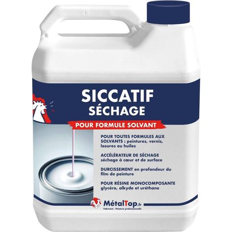 Siccatif Sechage - 1 L    - Incolore - Metaltop (1/4)