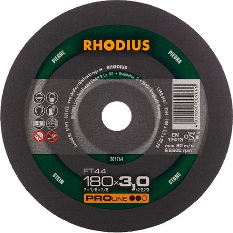 Disk Coppettazione Ft44 180 X 3,0 Millimetri Rodio (25)