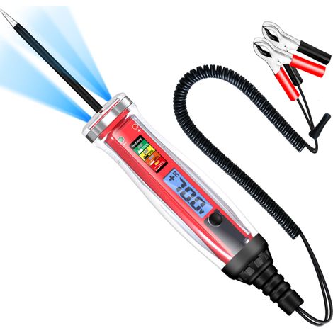Kompatibler bipolarer elektrischer Prüfstift, Kfz-Verkabelungstester mit digitalem 1-75V-LCD-Display