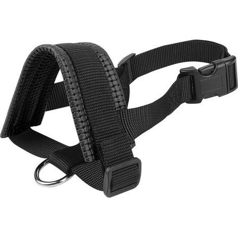 Museruola per cani, comoda e regolabile in nylon, antiabbaio e antimorso, rinforzata per evitare l'ingestione, per cani di piccola taglia. (1/5)