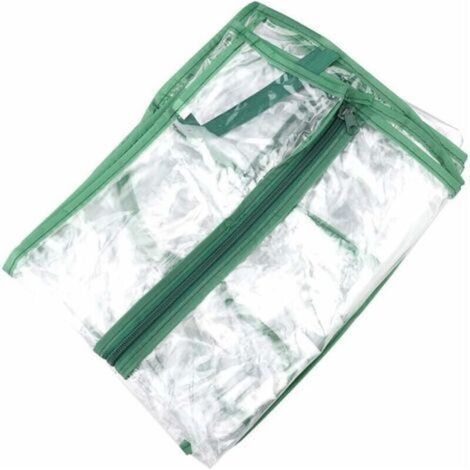 Housse de rechange pour serre à 3 étages en plastique transparent pour mini serre - Pour cadre extérieur à 3 étages - Accessoires de jardin (sans cadre) (1/4)