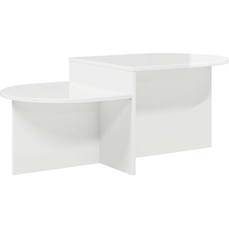 Maison Exclusive - Couchtisch Hochglanz Weiß 100 x 50 x 40 cm Hol