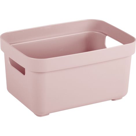 Sunware Aufbewahrungsbox Sigma Home mit Griffen 18 x 13 cm 2,5 L rosa