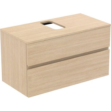 Ideal Standard E3499US WT Meuble sous-lavabo Finesse Découpe g/d (1/3)