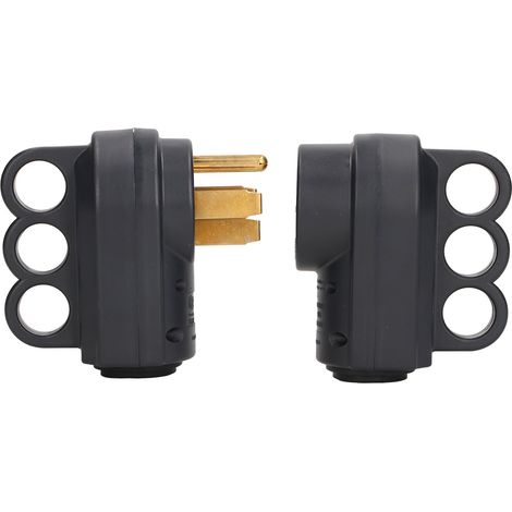 Connecteur RV Mâle Femelle Kit Adaptateur Prise Industrielle 4 Broches 125V 50A Anneau de Tirage Arrière (1/5)
