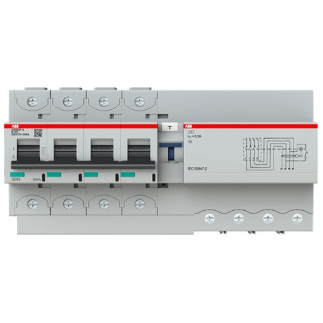 Disjoncteur Différentiel DS800P 4P 125A Cbe B 300mA Type A 2CCG001318R0001 ABB G151787