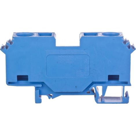 Conector de barra colectora de 2 hilos, 16 mm², azul, 283-604