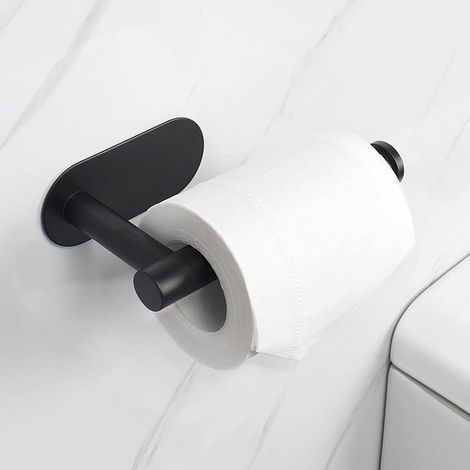 Ensemble d'accessoires de salle de bain en acier inoxydable (trombone noir)