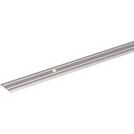 ALBERTS Übergangsprofil, gebohrt, Alu silber elox., LxBxS 900x38x1,0mm (1/3)