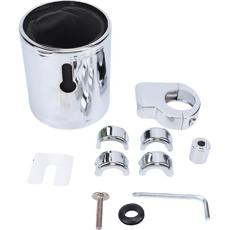Motorradlenkerhalterung, Getränkehalter aus Metall, 360° drehbar, Aluminiumlegierung, kompatibel mit Suzuki. (1/5)