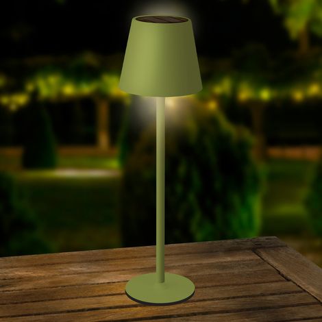 LAMPADA DA TAVOLO SOLARE D.11XH37CM SALVIA (1/2)