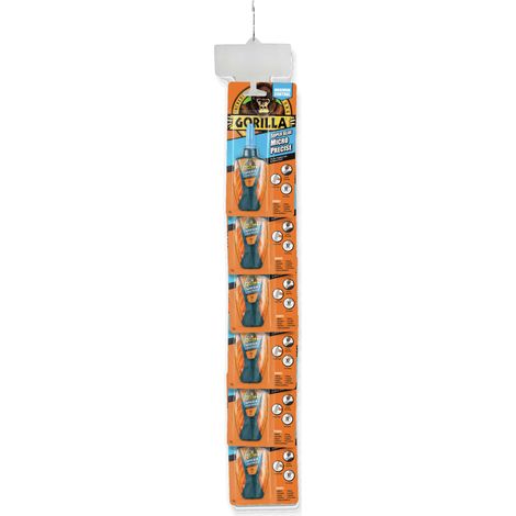 Gorilla Micro Precise Adhesive Clip Strip 6 x 5 g
