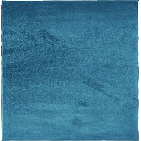 Tapis de sol,Tapis OVIEDO à poils courts turquoise 240x240 cm CFW960239 (1/5)
