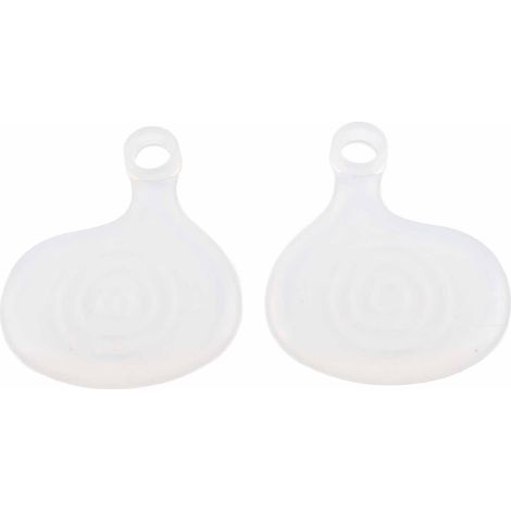 2 coussinets correcteurs unisexes en silicone pour avant-pied, amorti anti-choc, soulagement de la douleur et correction, taille S (1/5)
