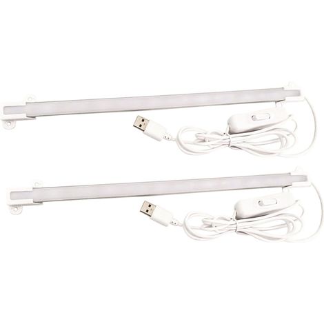 LIFKOME 2 pièces Lampe de Lecture USB Portable Barre LED (1/5)