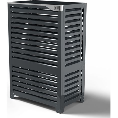 Cover Pompa di Calore 105x65x150 cm a Terra Indipendente Big Blade VL Antracite (1/5)