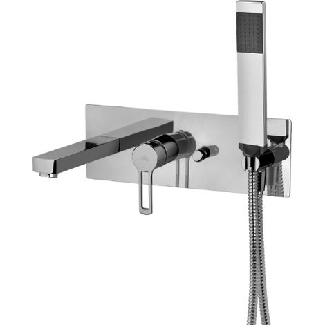Paffoni Wannenbatterie mit 2 Ausgängen Serie Ringo RIN001CR Verchromt - Messing (1/3)