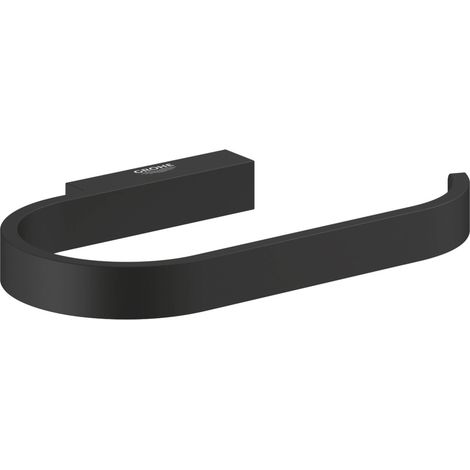 WC-Papierhalter Selection 41220 ohne Deckel phantom black (1/5)
